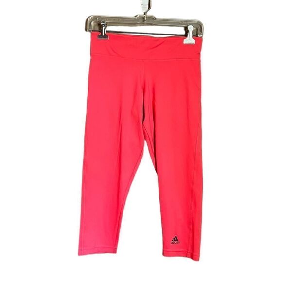 3 for $30! Adidas climalite pink capris - Picture 1 of 9